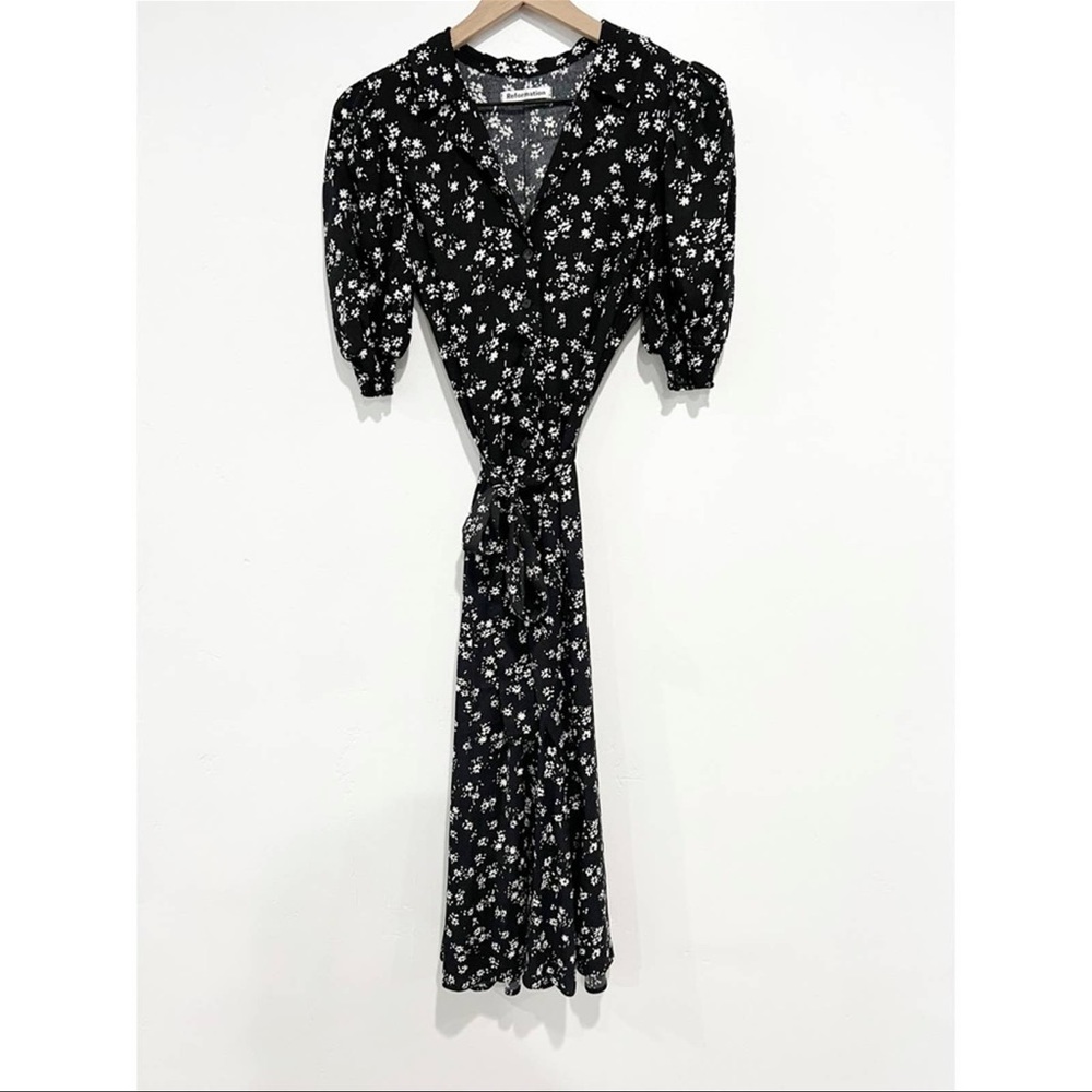 Reformation Rocki Romy Floral Midi Dress 
Size 6